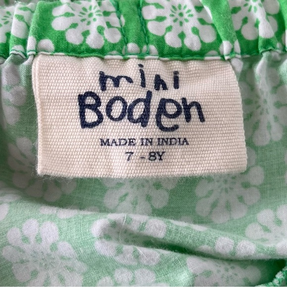 •Mini Boden• Tiered Cotton Floral Skirt - Size 7-8 - Picture 2 of 7